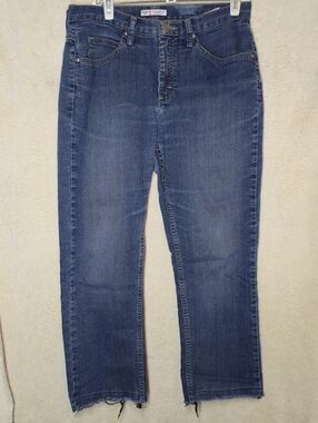 Riders by Lee Women's Straight Leg Classic Fit Blue Jeans Size 10 M Vintage